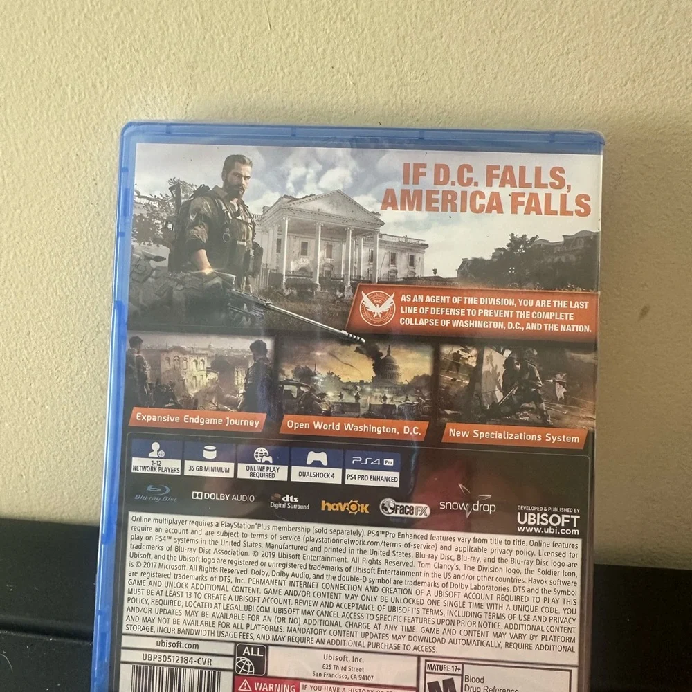 Tom Clancy's The Division 2 - Sony PS4 PlayStation 4 (2019) Factory Sealed!!!